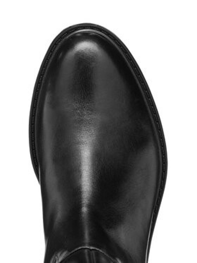 Geox Oficerki D Walk Pleasure D46TGD 00043 C9999 Czarny