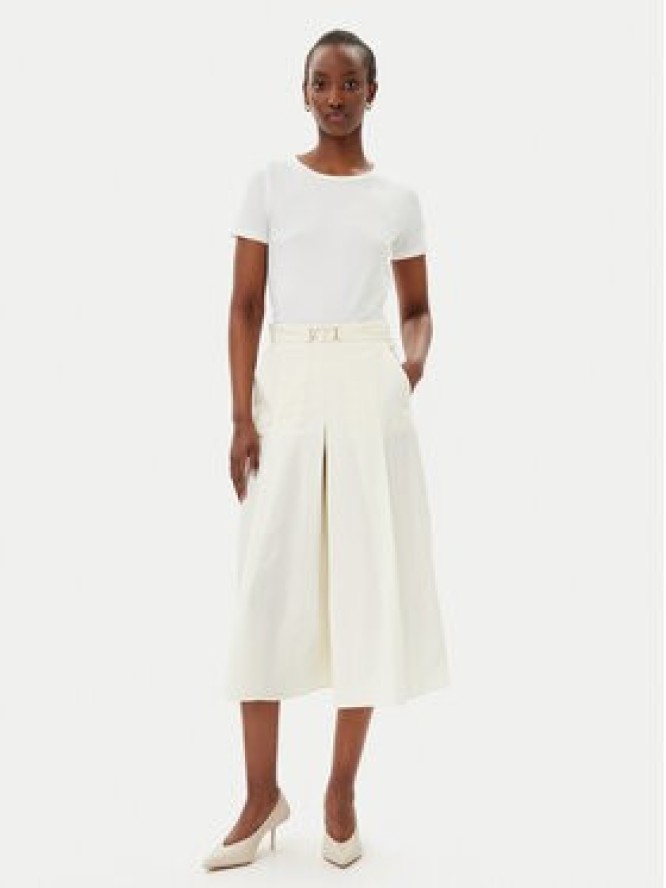 TWINSET Spódnica trapezowa 251TT202C Beżowy Regular Fit