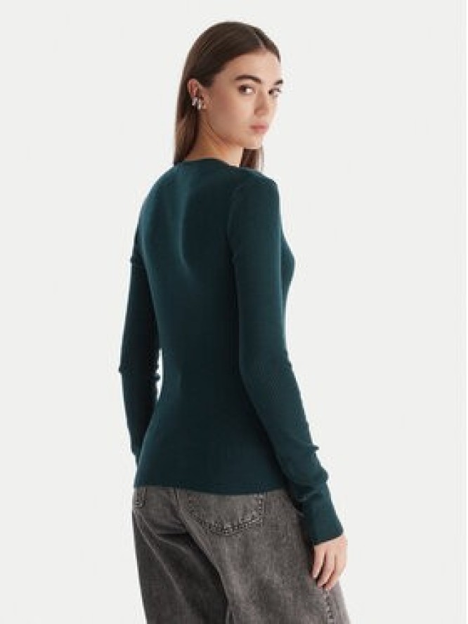 Patrizia Pepe Sweter 2K0331/K7S0-G619 Zielony Regular Fit