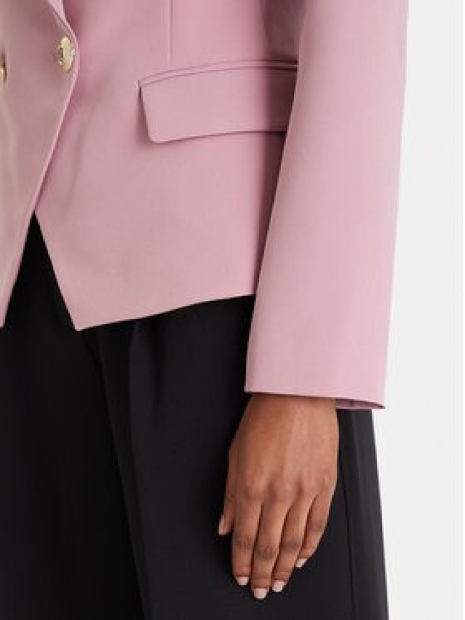 Rinascimento Marynarka CFC0126227003 Różowy Slim Fit