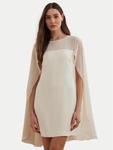 LAUREN RALPH LAUREN Sukienka koktajlowa 253963771001 Écru Regular Fit