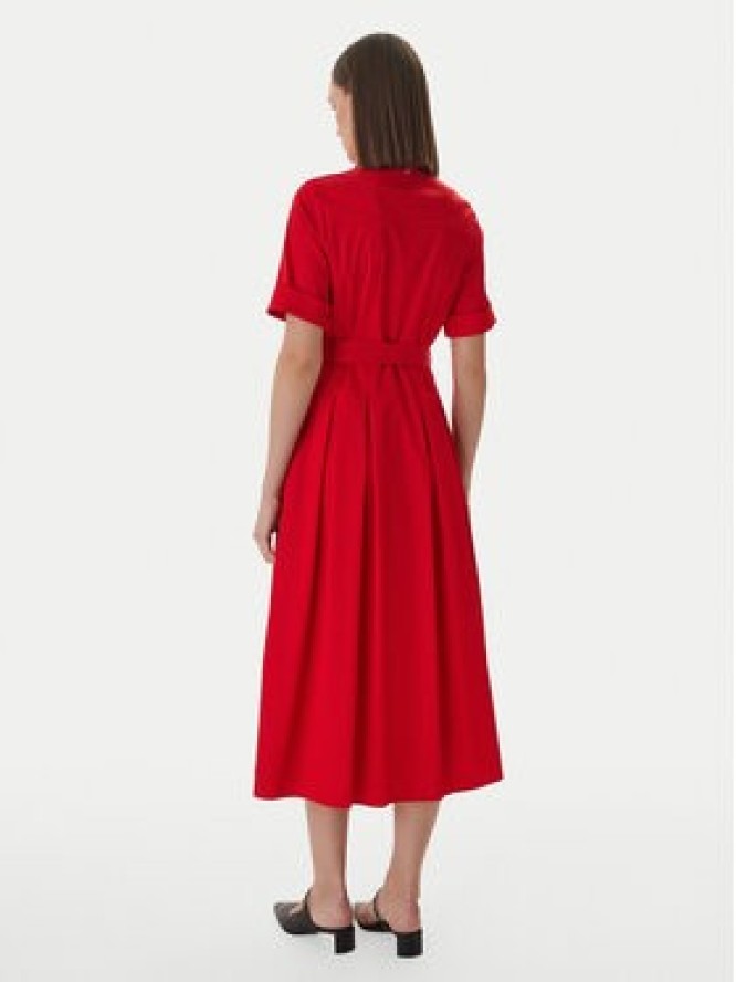 LOLA CASADEMUNT Sukienka koszulowa LS2616089 Czerwony Regular Fit