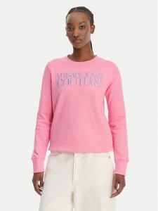 Versace Jeans Couture Bluza 80HAIT01 CF01T Różowy Regular Fit
