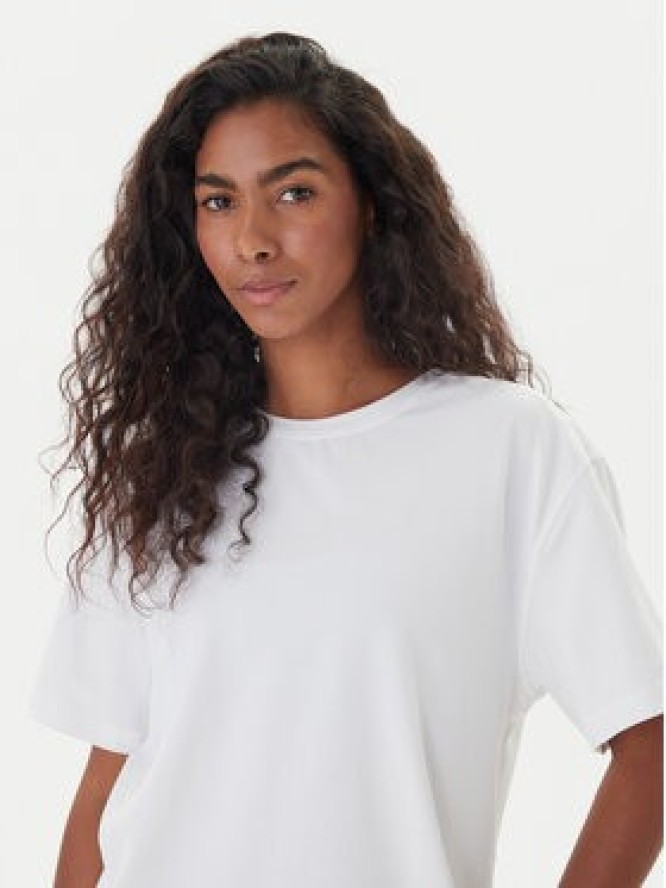 Girlfriend Collective T-Shirt Reset 3039 Biały Relaxed Fit