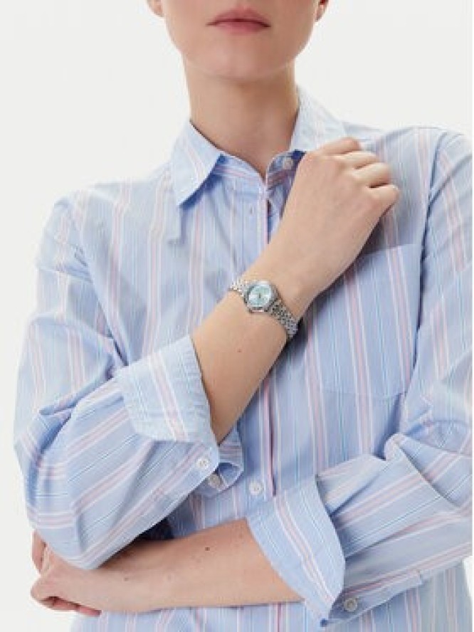 Timex Zegarek Legacy Mini TW2W90700 Srebrny