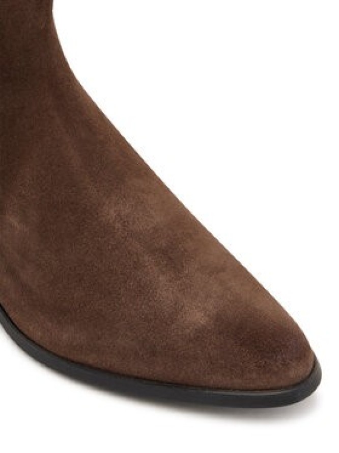 Tommy Hilfiger Botki Pointy Zip Bootie FW0FW08981 Brązowy