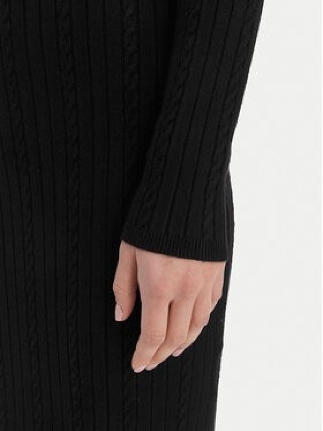 Guess Sukienka dzianinowa W6RK01 Z2YJ2 Czarny Regular Fit
