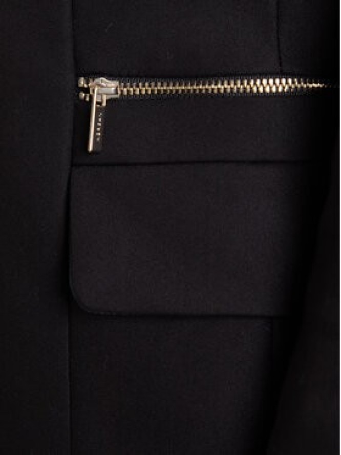 Morgan Płaszcz wełniany 222-GSIBIL Czarny Regular Fit