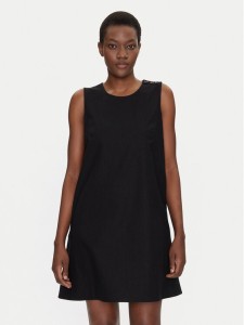 Barbour Sukienka codzienna Lucy LDR0908BK11 Czarny Regular Fit