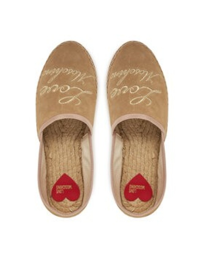 LOVE MOSCHINO Espadryle JA10272G0MIG0104 Beżowy