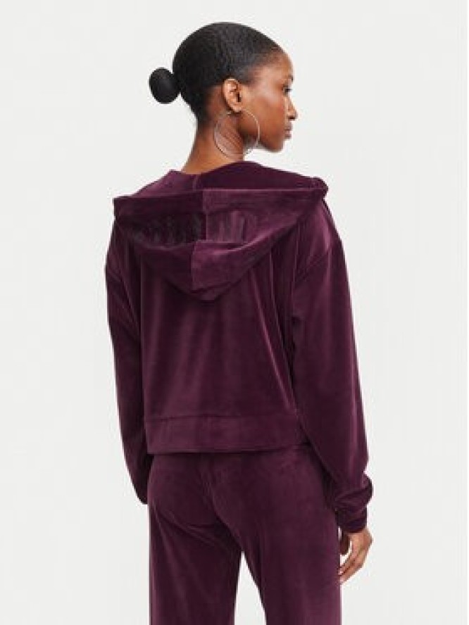 Juicy Couture Bluza Old Gothic JCWAS226333 Bordowy Slim Fit