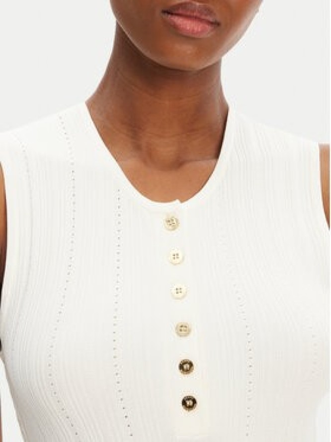 Marciano Guess Sukienka dzianinowa 5GGK26 5874Z Écru Regular Fit