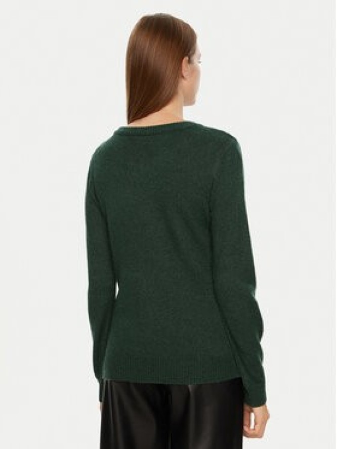 Vila Sweter Ril 14054177 Zielony Regular Fit