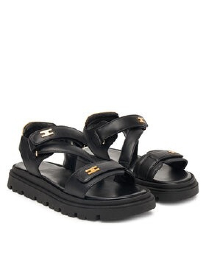 Elisabetta Franchi Sandały F4A2-E0586-1733 Czarny