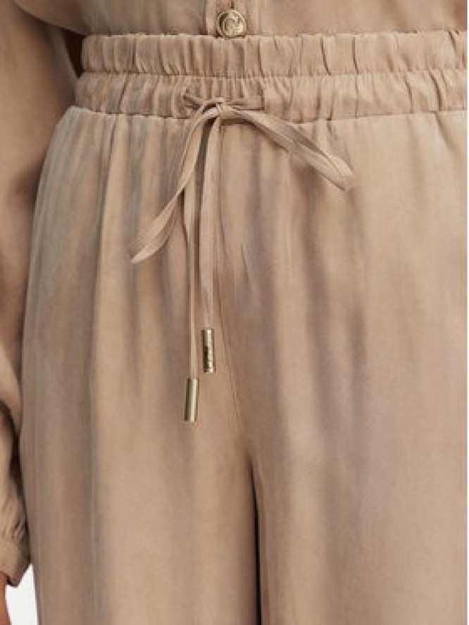 Guess Spodnie materiałowe W6GB07 W1781 Beżowy Regular Fit