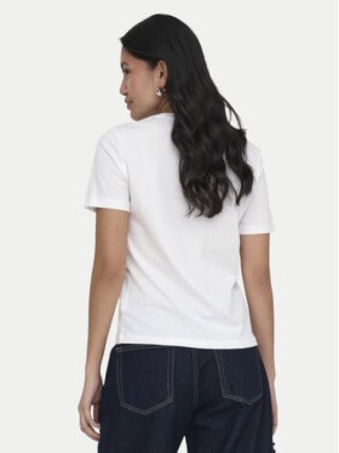 ONLY T-Shirt Kita 15367568 Biały Regular Fit