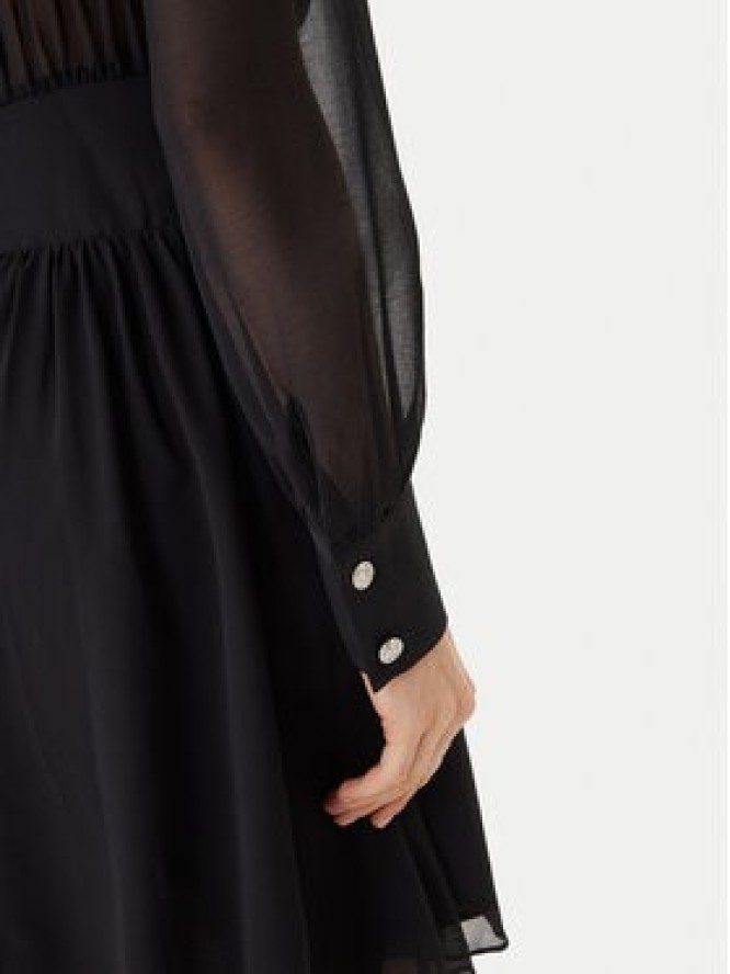 Morgan Sukienka codzienna 251-ROPLIS Czarny Loose Fit