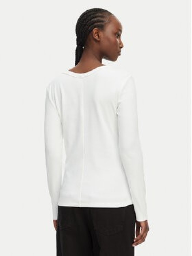 Calvin Klein Jeans Bluzka LV047G207G Biały Regular Fit
