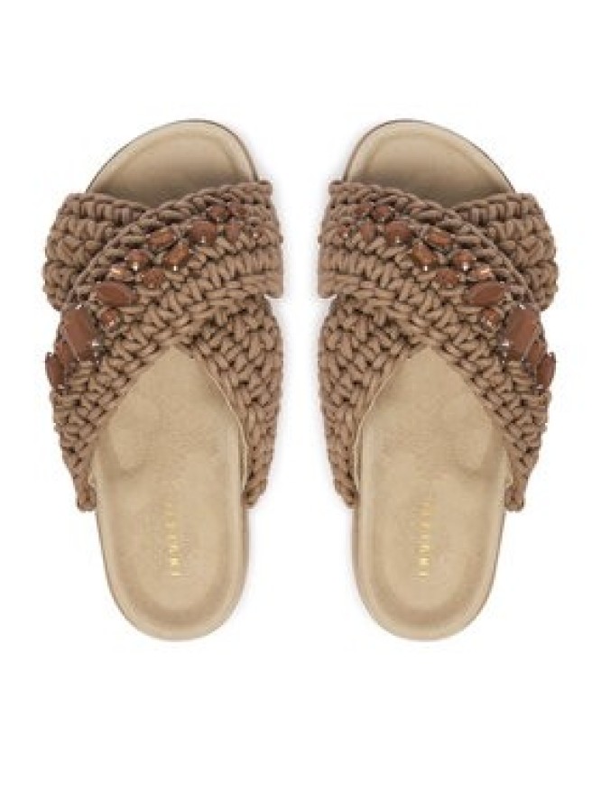 Inuikii Klapki Woven Stones Platform 1004.005.0043 Beżowy
