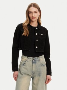 ONLY Kurtka jeansowa Woder 15256098 Czarny Regular Fit