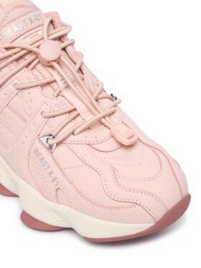 Plein Sport Sneakersy Runner Beast X-01 FAFS USC1042 STE003N Różowy