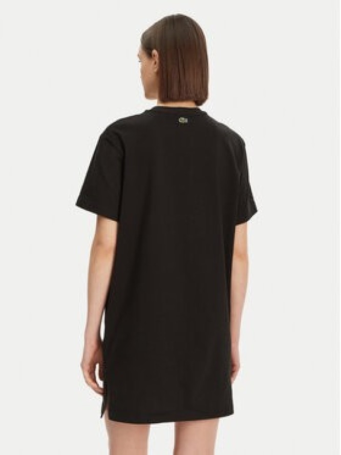 Lacoste Sukienka codzienna EF9573 Czarny Regular Fit