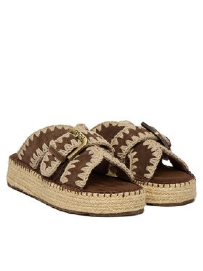 Mou Espadryle MU.SW641003A Brązowy
