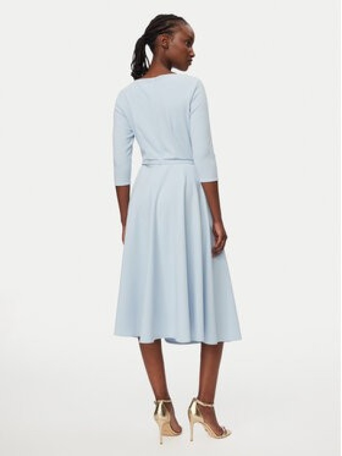 Rinascimento Sukienka koktajlowa CFC0127892003 Błękitny Regular Fit