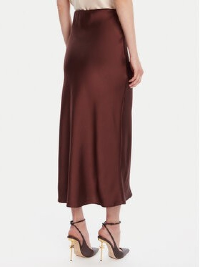 Rinascimento Spódnica midi CFC0125416003 Brązowy Regular Fit
