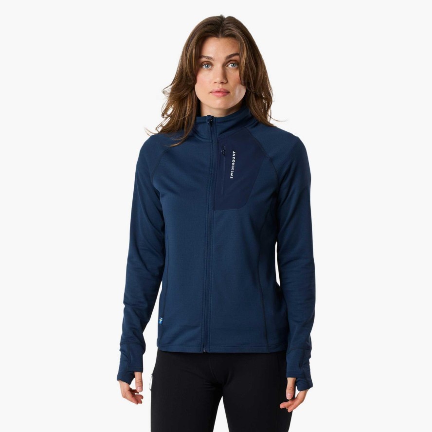 Sweter Wędrówki damska Swedemount Ultra Light Tech Midlayer Full Zip