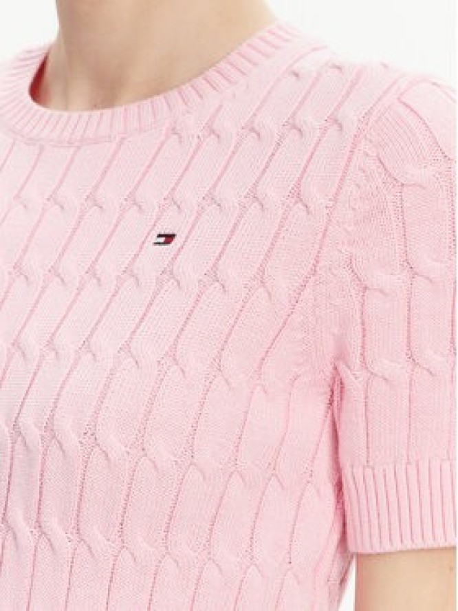 Tommy Hilfiger Sweter WW0WW38744 Różowy Regular Fit