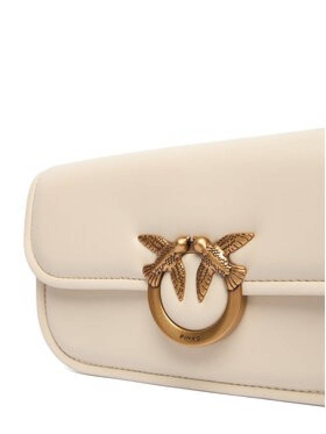 PINKO Torebka Love Box Baguette Al 25-26 PLTT 105083 A26L Écru