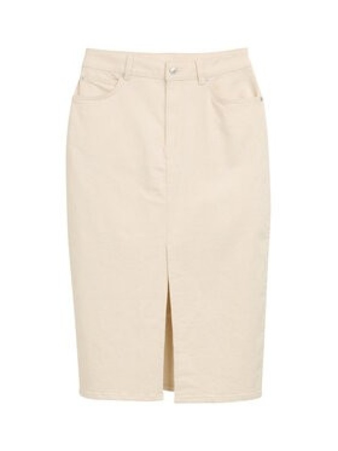 Tom Tailor Denim Spódnica jeansowa 1045506 Beżowy Regular Fit