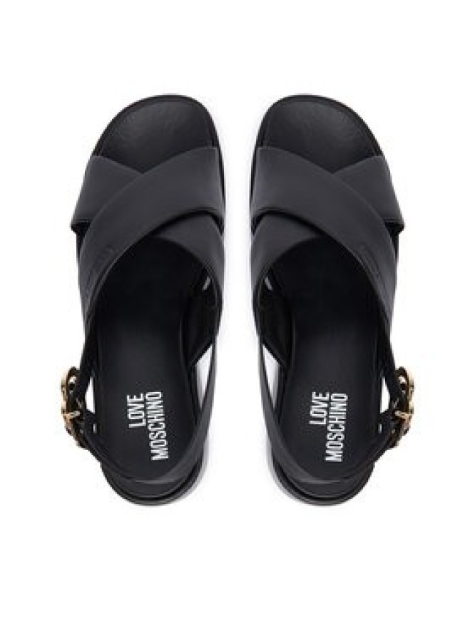 LOVE MOSCHINO Sandały JA16137I0OIA0000 Czarny