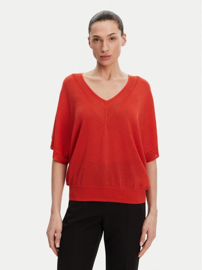 Morgan Bluzka 241-MCHRIS Pomarańczowy Relaxed Fit