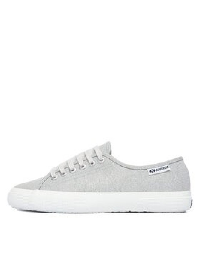 Superga Tenisówki 3750 Jersey Lame Leggera Low Top S4135ZW Srebrny