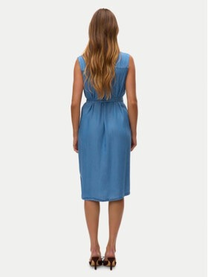 Vero Moda Sukienka letnia Bree 10304888 Niebieski Regular Fit