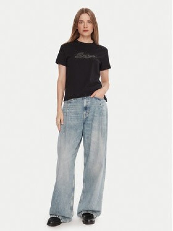 BOSS T-Shirt C_Elogo 50551428 Czarny Slim Fit