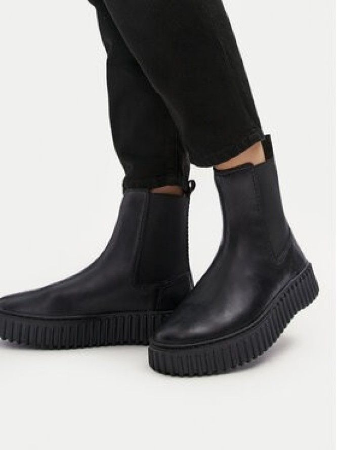 Clarks Sztyblety Torhill Maple 26173858 Czarny