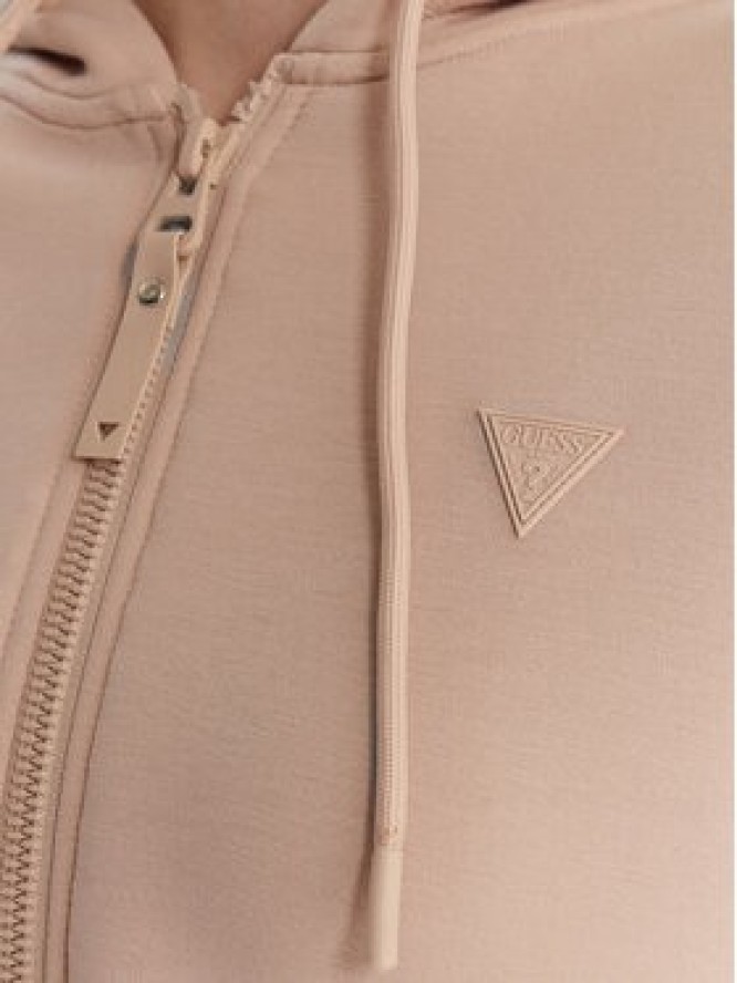 Guess Bluza V3RQ11 K7UW2 Beżowy Regular Fit