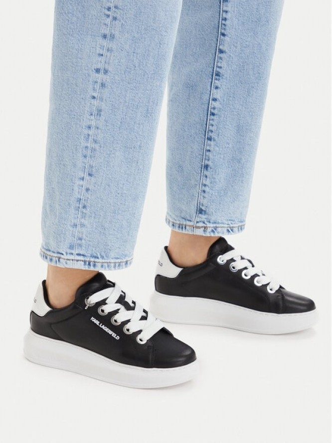 KARL LAGERFELD Sneakersy Kapri KL62519 Czarny