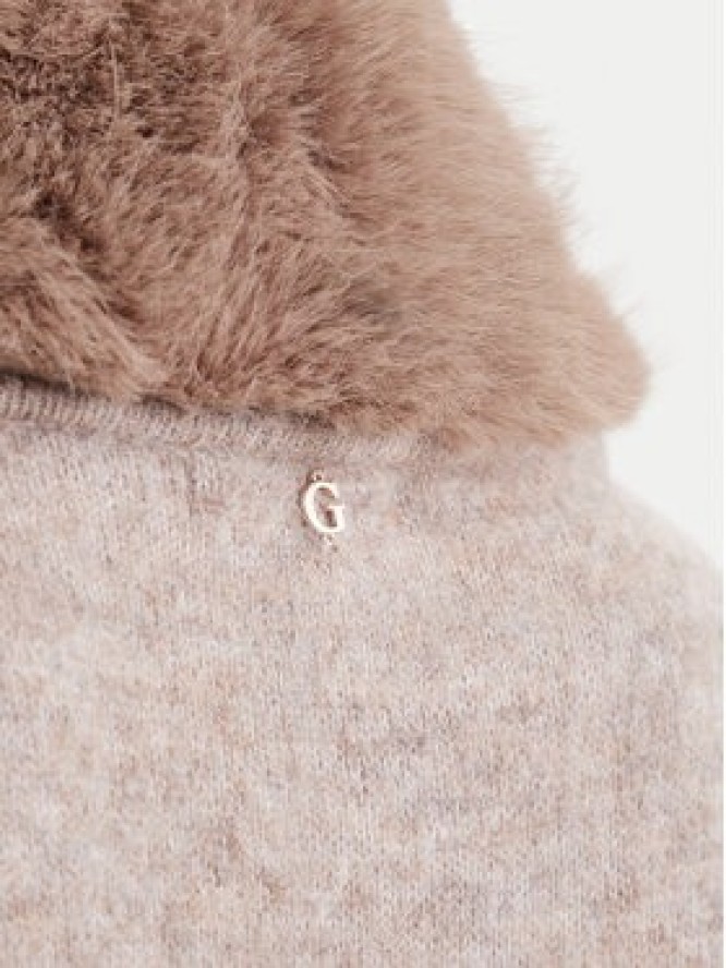 Guess Kardigan W6BR90 Z2288 Beżowy ciemny Regular Fit