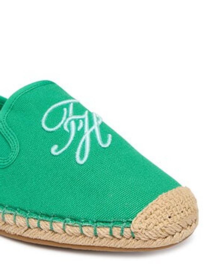 Tommy Hilfiger Espadryle Th Script Summer Espadrille FW0FW09240 Zielony