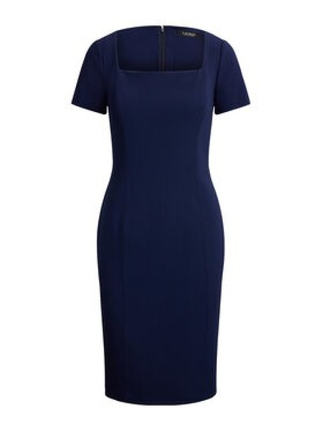 LAUREN RALPH LAUREN Sukienka koktajlowa 253P08759001 Granatowy Slim Fit