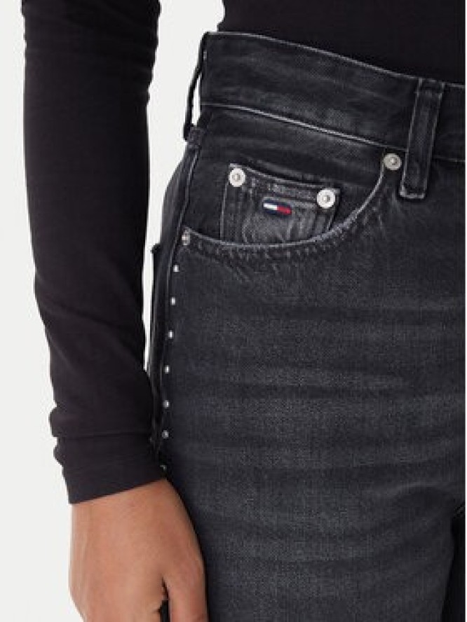 Tommy Jeans Jeansy Layla DW0DW21515 Czarny Straight Fit