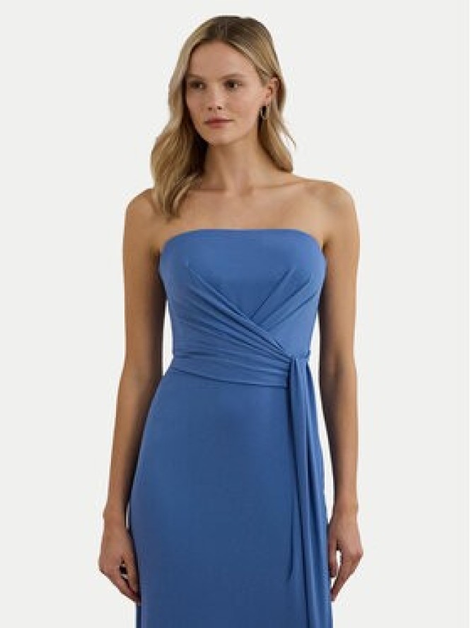 LAUREN RALPH LAUREN Sukienka wieczorowa 253963657002 Niebieski Regular Fit