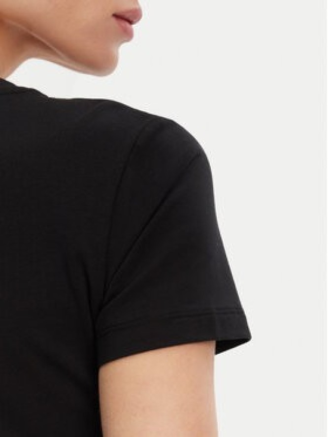 Fracomina T-Shirt FP25ST3002J449N4 Czarny Regular Fit