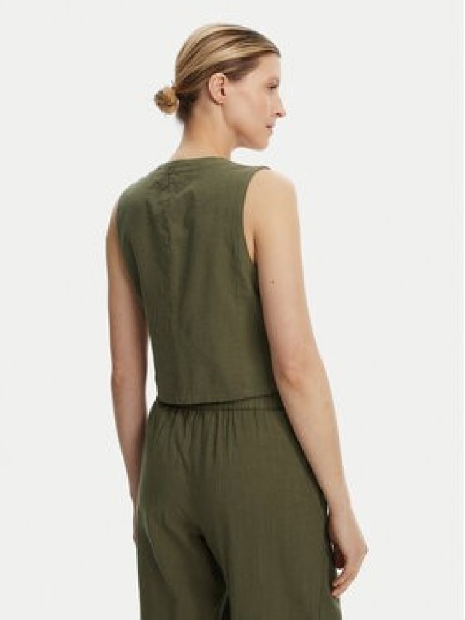 Vero Moda Kamizelka Caia 10333795 Zielony Regular Fit