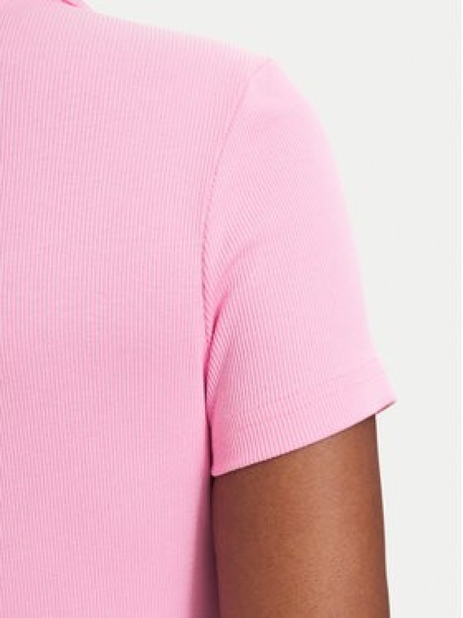 Tommy Jeans Polo DW0DW22327 Różowy jasny Slim Fit