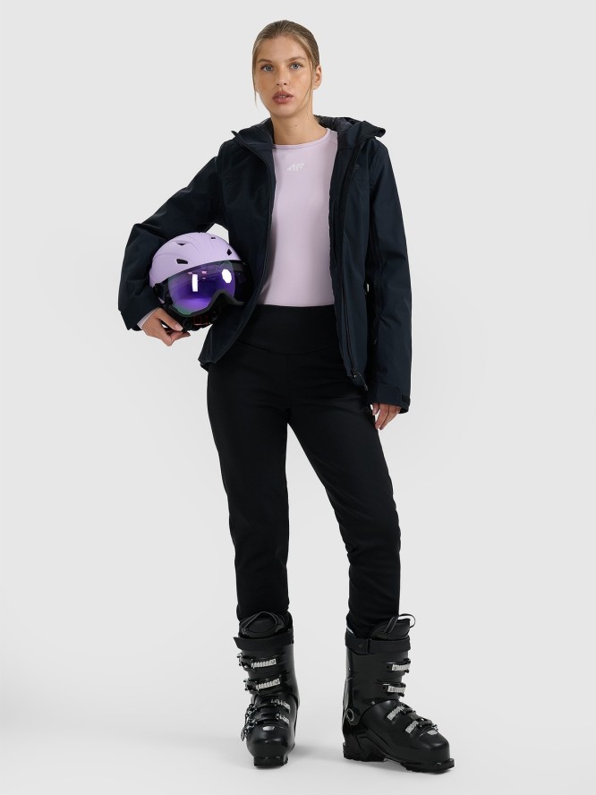 4F Kurtka narciarska membrana 5000 damska - czarna XL